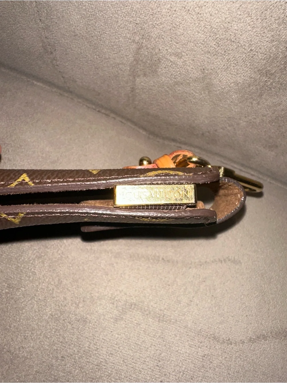 Louis Vuitton Monogram Canvas Clip Bag Charm/ Pouch
